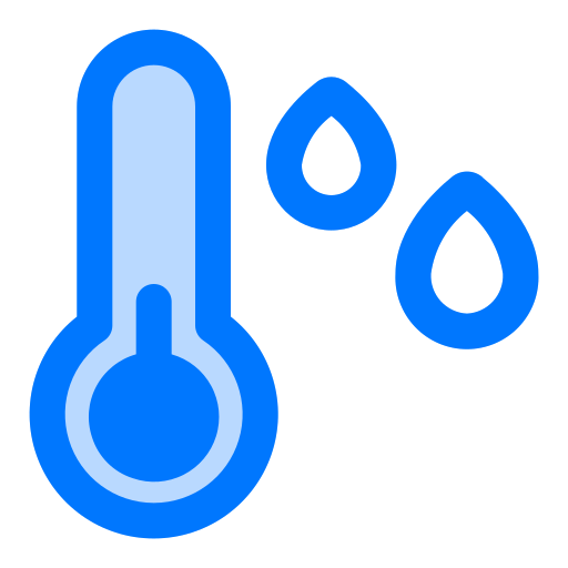 baja temperatura icono gratis