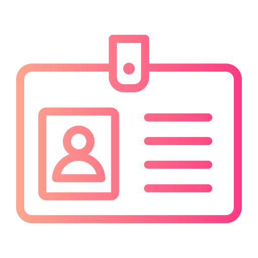 tarjeta de identificación icono gratis