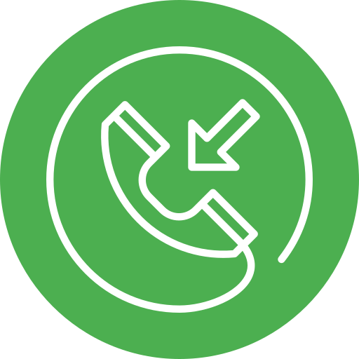 Incoming call Generic color fill icon