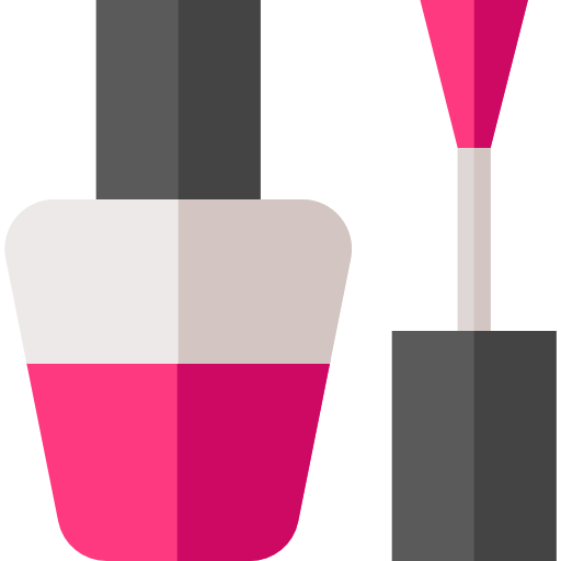 Nail polish Basic Straight Flat icon