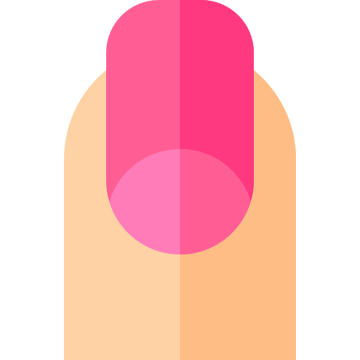 Nails Basic Straight Flat icon