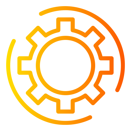 Cogwheel Generic gradient outline icon