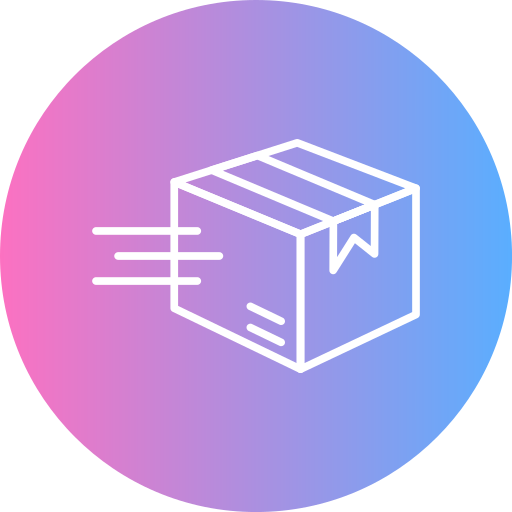 Delivery box icon Generic gradient fill