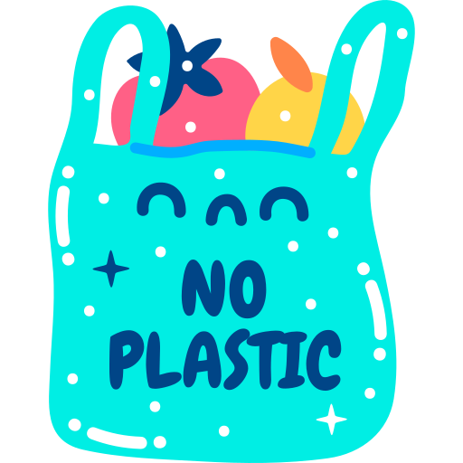 No Plastic gratis sticker