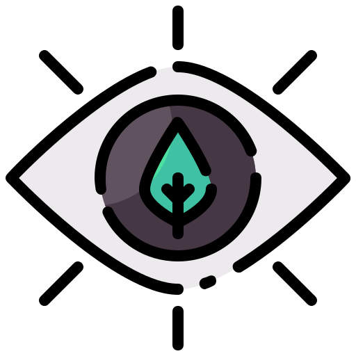 visión icono gratis