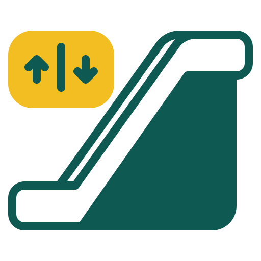 에스컬레이터 무료 아이콘