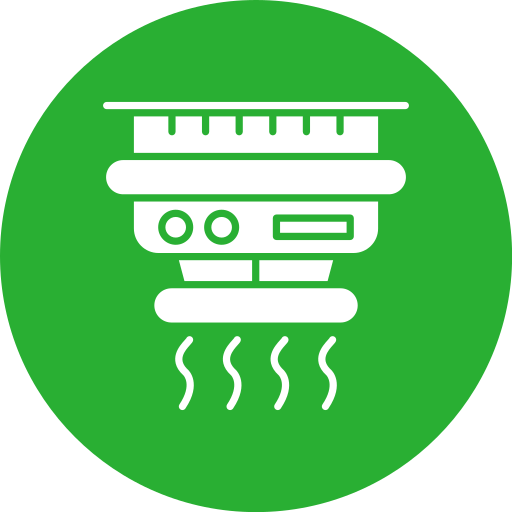 detector de humo icono gratis