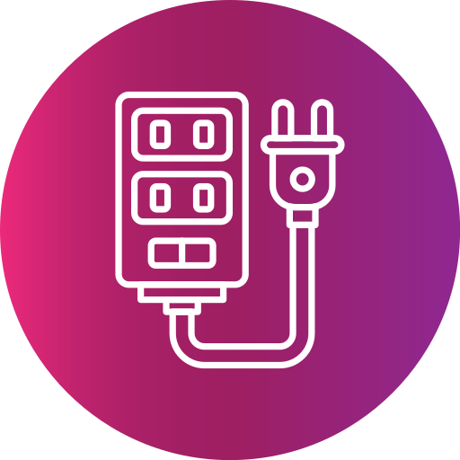 Power strip Generic gradient fill icon