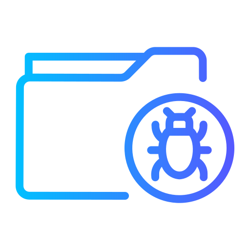 infizierter ordner kostenlos Icon infizierter ordner kostenlos Icon
