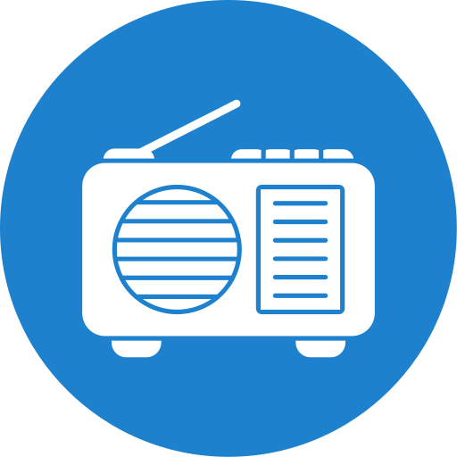 Radio Generic color fill icon