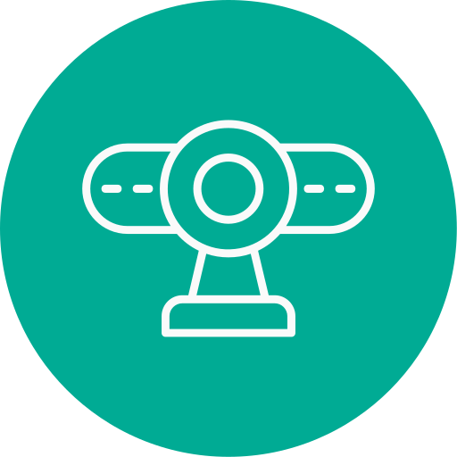 Webcam Generic color fill icon