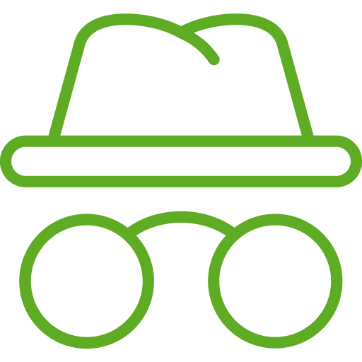 incógnito icono gratis