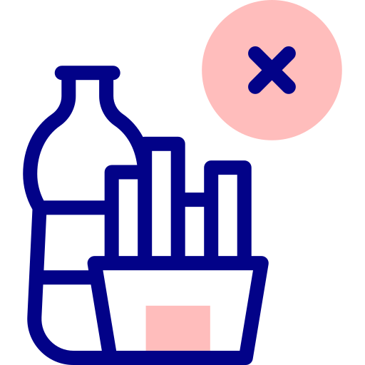 sin comida rápida icono gratis