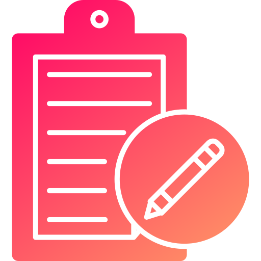 Registration Generic Gradient Fill Icon 