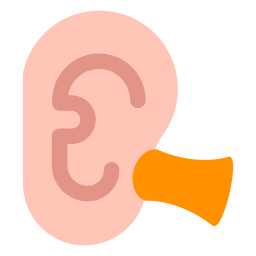 Ear plug free icon Ear plug free icon