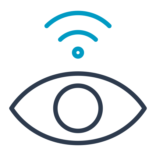 visión icono gratis