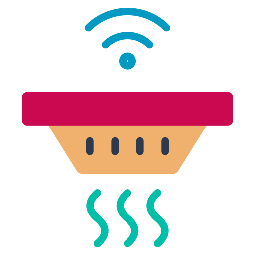 detector de humo icono gratis