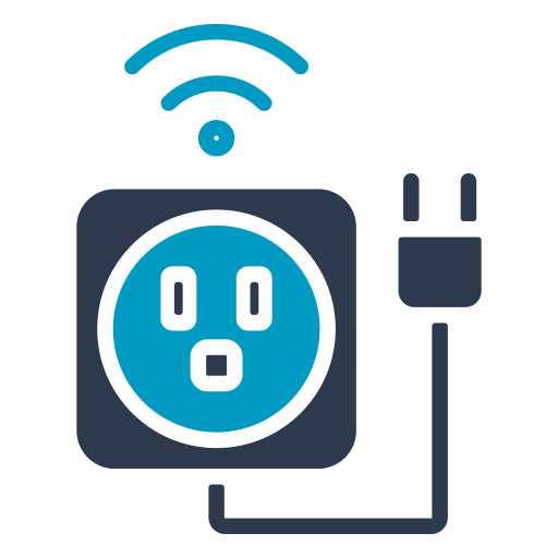 Smart plug free icon