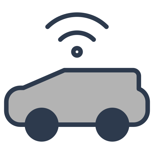 auto inteligente icono gratis