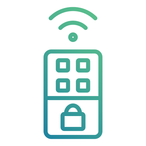 Smart lock Generic gradient outline icon