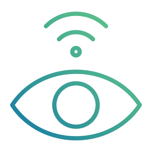 visión icono gratis