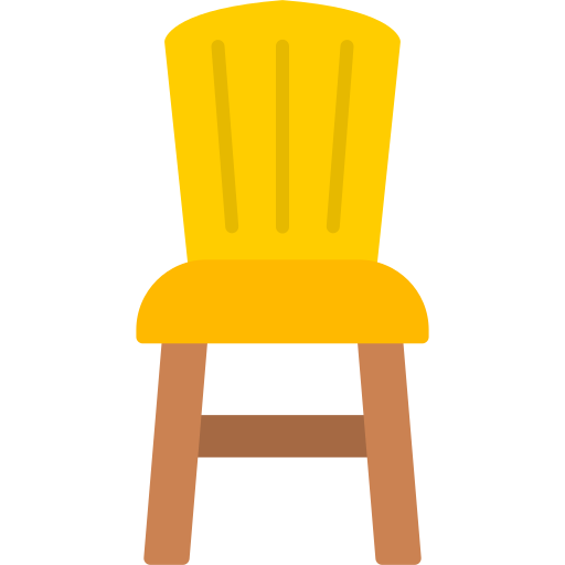 Dining Chair Generic color fill icon