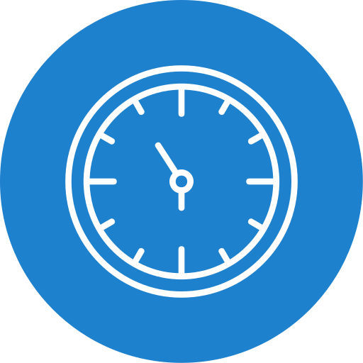 Clock Generic color fill icon