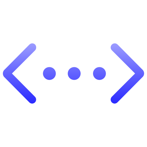 Pagination icon Generic gradient outline