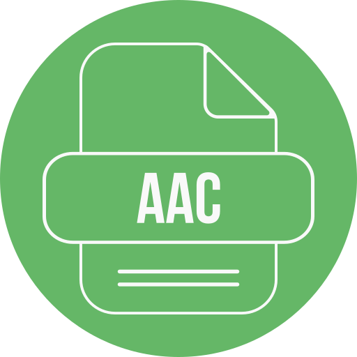 Aac file Generic color fill icon