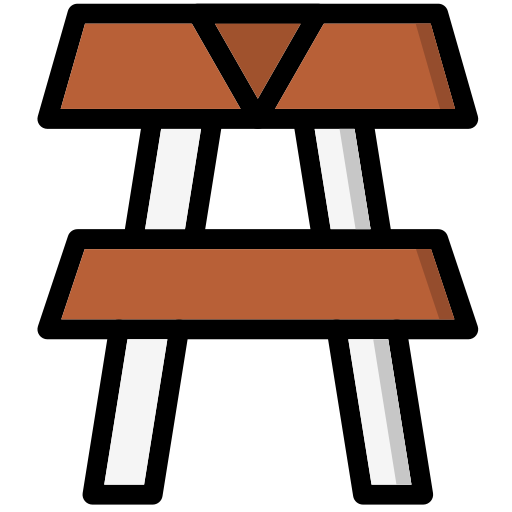 Стол для пикника бесплатно иконка