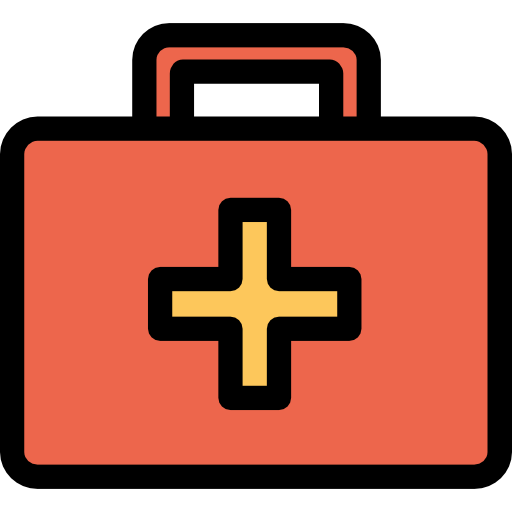 First aid kit Kiranshastry Lineal Color Orange icon