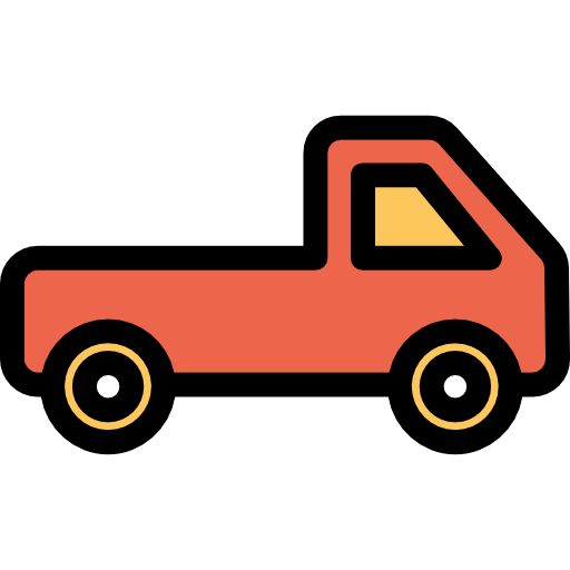 Pickup truck - Free transport icons