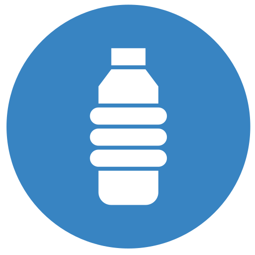 Water bottle Generic color fill icon