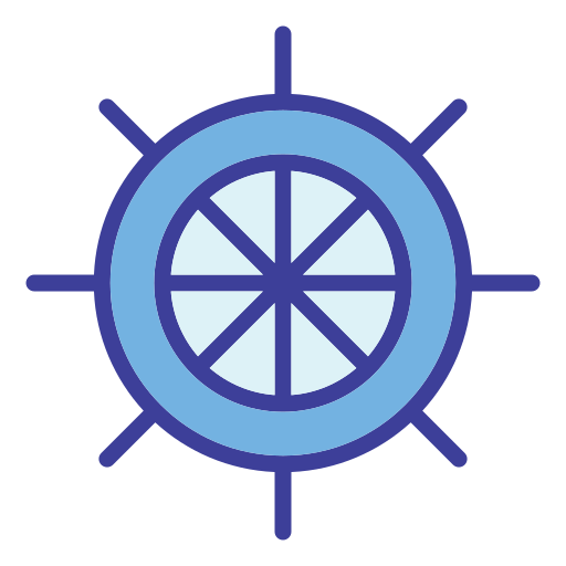 Ship wheel Generic color lineal-color icon