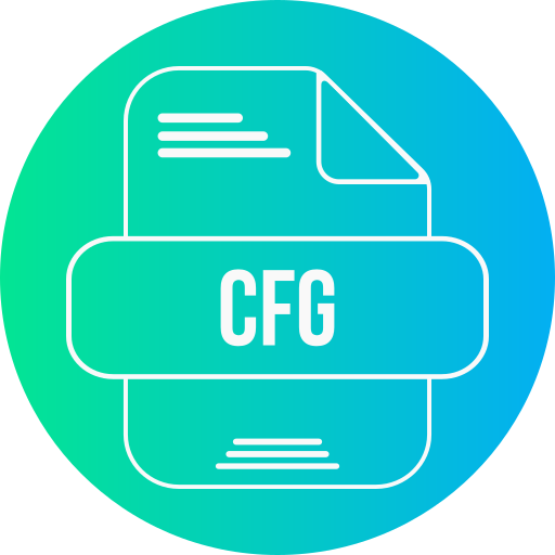 archivo cfg icono gratis