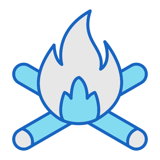 Campfire Generic color lineal-color icon