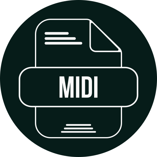 midi icono gratis