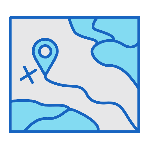 Map Generic color lineal-color icon