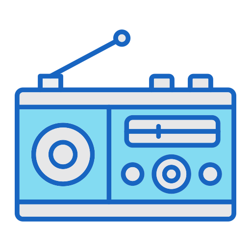 라디오 무료 아이콘