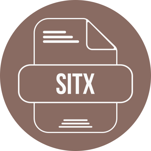 archivo sitx icono gratis