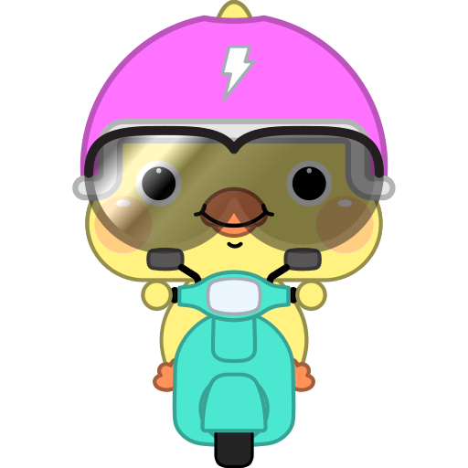 Duck free sticker