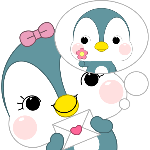 Penguin free sticker