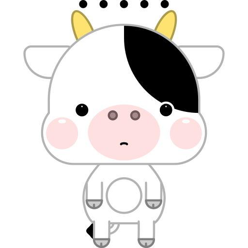 vaca gratis sticker