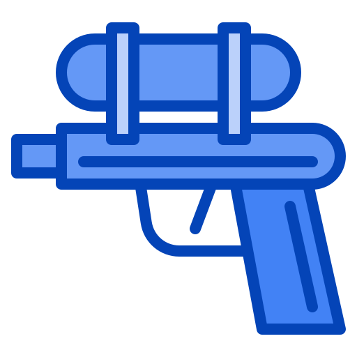 pistola de agua icono gratis