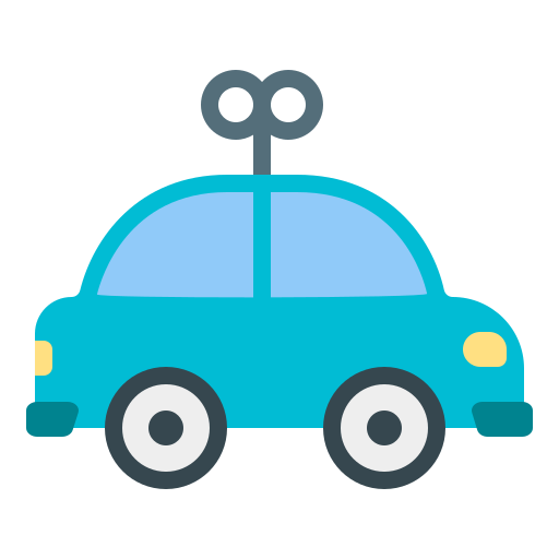 coche de juguete icono gratis