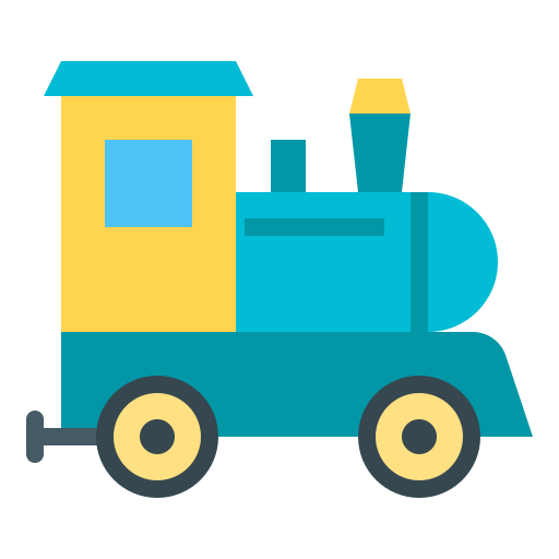 Toy train free icon