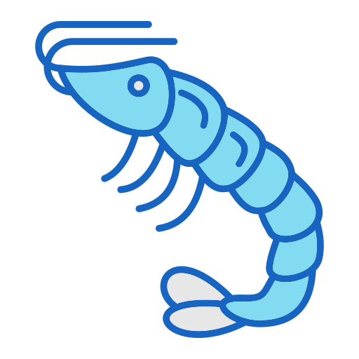 Shrimp Generic color lineal-color icon