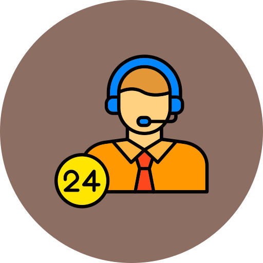 24 Hours Support free icon 24 Hours Support free icon