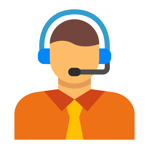 Customer service agent Generic color fill icon