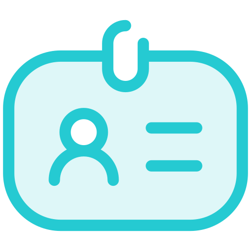 tarjeta de identificación icono gratis